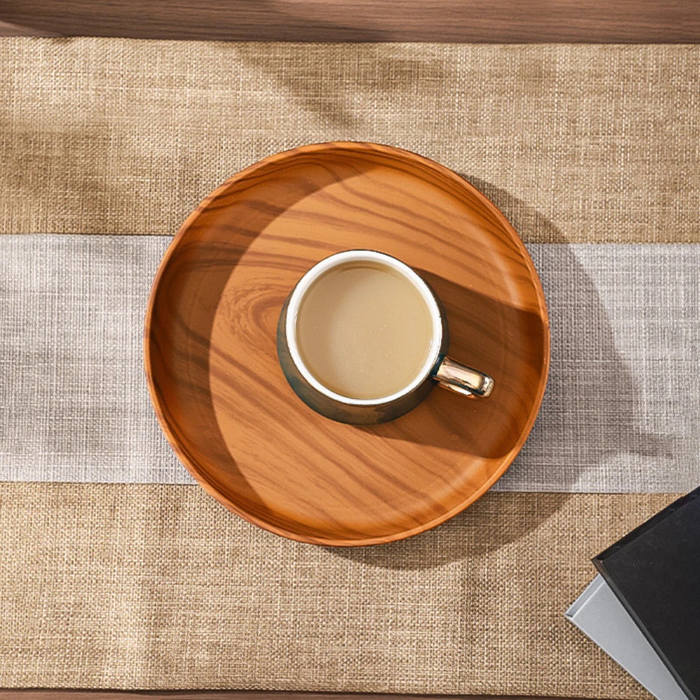 Cake Board Round - 1PC Plastic Round Dessert Plate Japanese-style