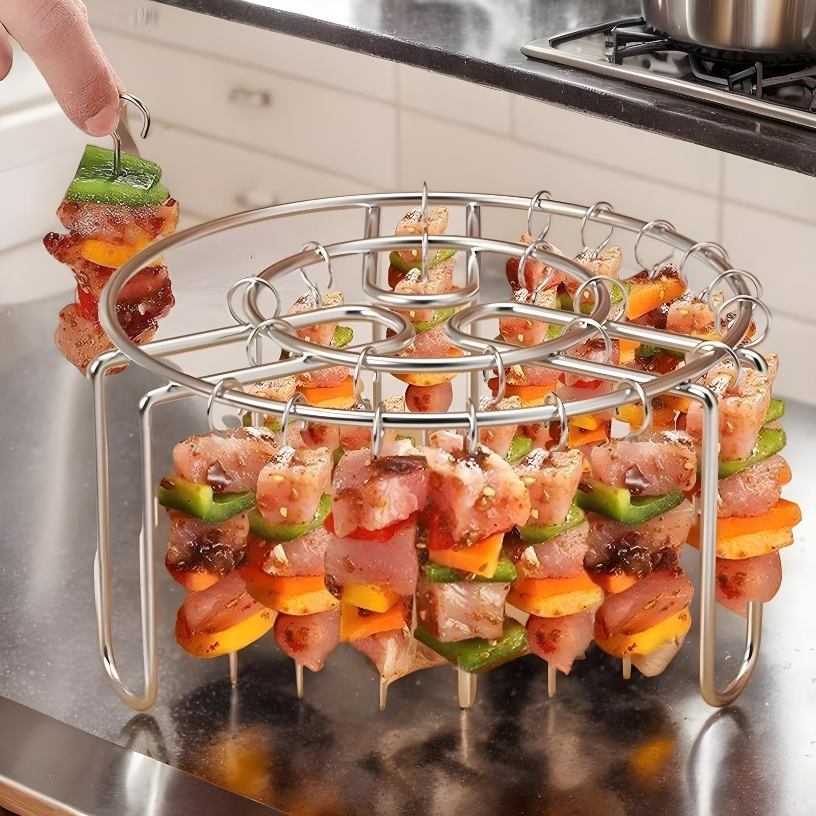 Kitchen Baking Tray Rack - Non-Stick Reusable Oven Rack Air Fryer