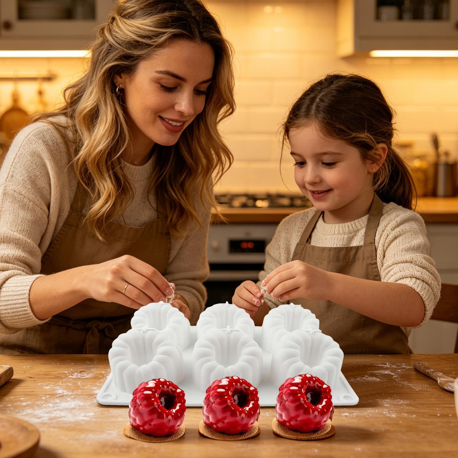 Kitchen Bakery - Raspberry Silicone Mold 3D Raspberry Shape