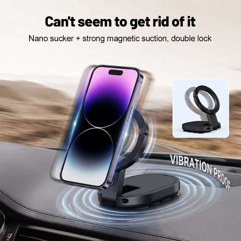 Kitchen Job - 360° Rotation 3‑In‑1 Suction Cup Magnetic