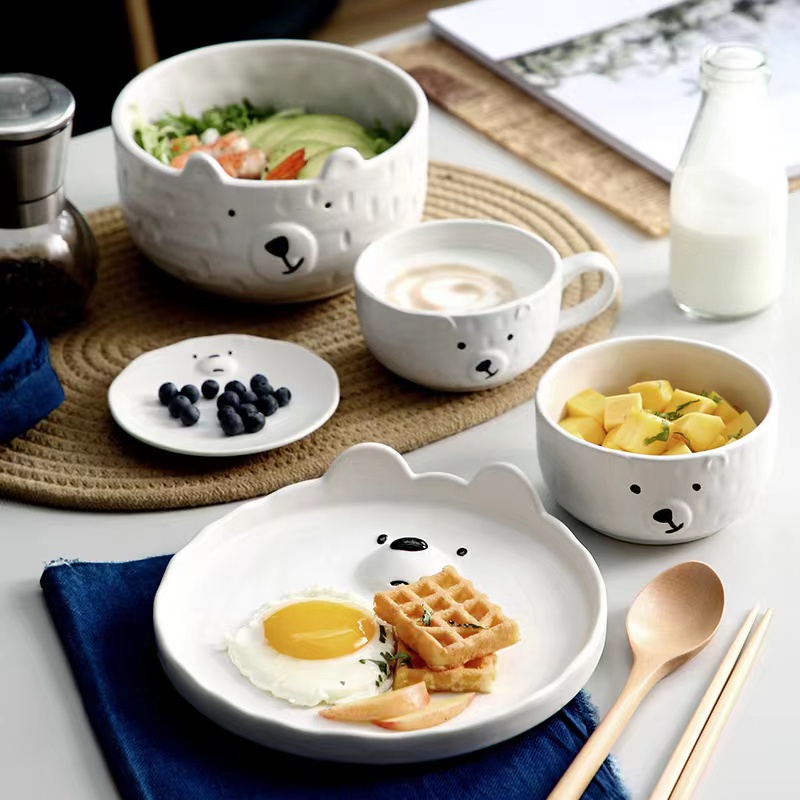 Cake Board Round - Cute Animal Bowl Cake Dish Large