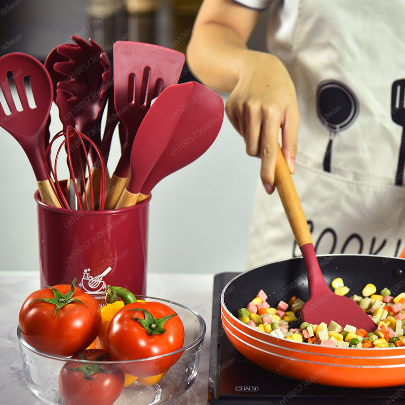 12-Piece silicone cookware set - Kitchen Baking Pan Storage 评论和价格