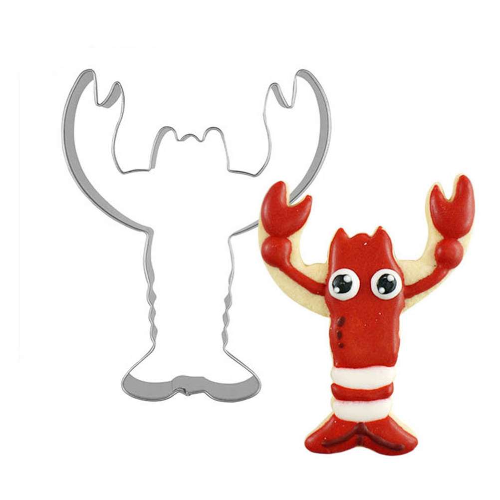 4pcs Lobster Shape Cookie Cutt - Kitchen Bakery 评论和价格