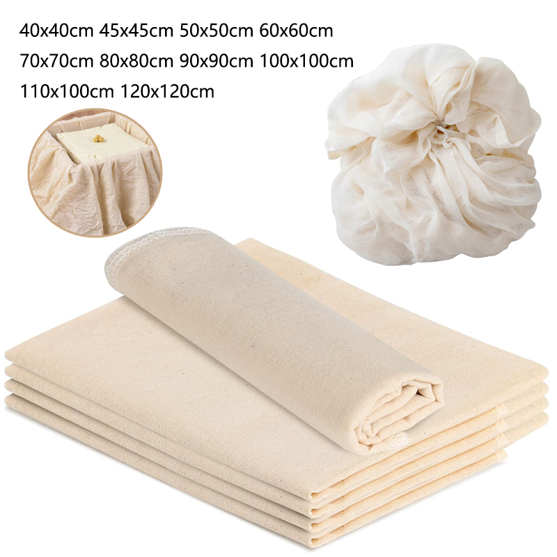 1/5p Cotton Gauze Muslin Tofu  - Kitchen Baking Cloth 评论和价格