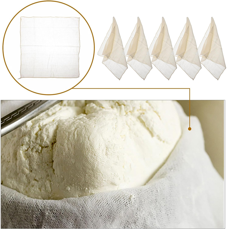 1/5p Cotton Gauze Muslin Tofu  - Kitchen Baking Cloth 评论和价格