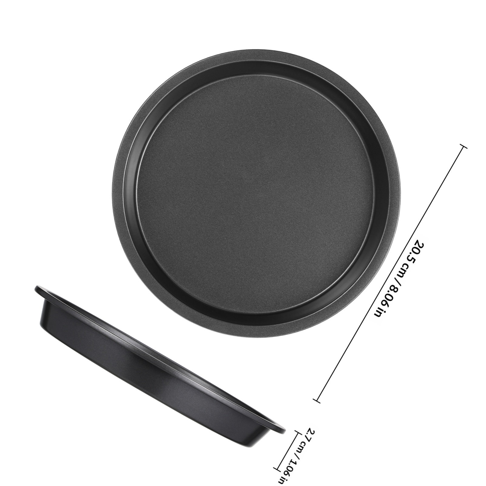 Round Nonstick Pizza Pan Carbo - Kitchen Bakery 评论和价格