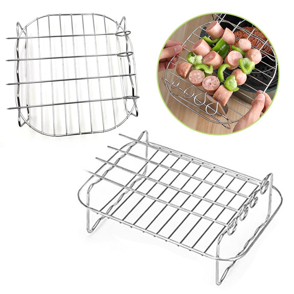 Stainless Steel Air Fryer Bask - Kitchen Baking Tray Rack 评论和价格