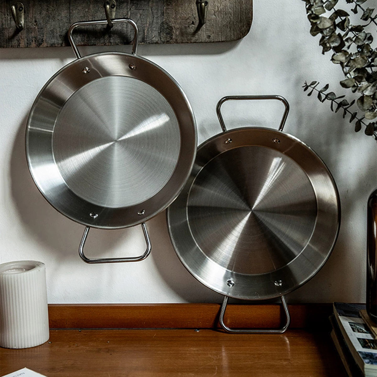 INS Stainless Steel Double-Han - Cake Board Round 评论和价格