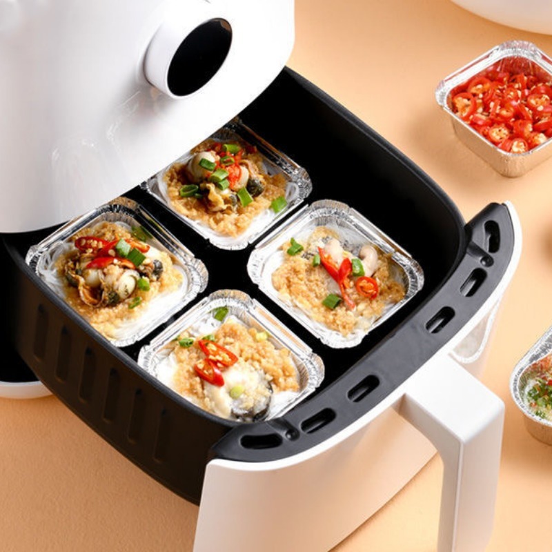 20/40Pcs Square Disposable Alu - Kitchen Baking Pan Storage 评论和价格
