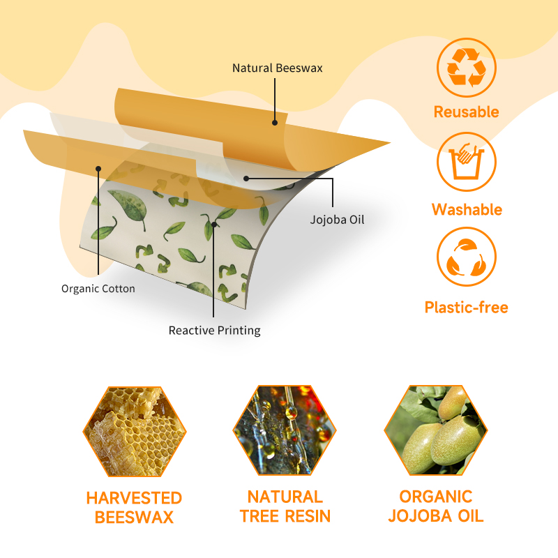 3 Pieces of Beeswax Preservati - Kitchen Baking Cloth 评论和价格