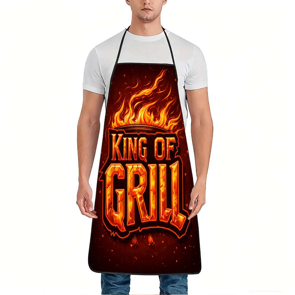 1 Piece of Bbq King Apron, Bbq - Kitchen Baking Ideas 评论和价格