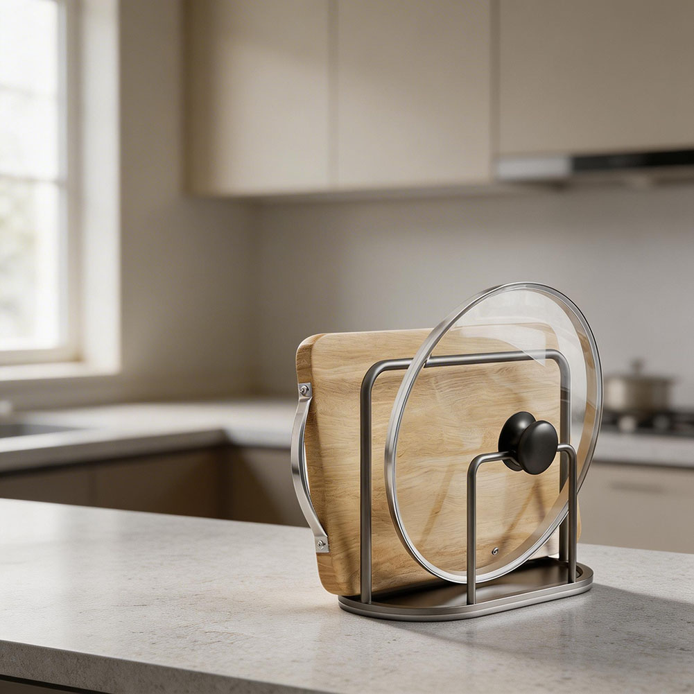 Chopping Board Holder Aluminum - Kitchen Baking Tray Rack 评论和价格