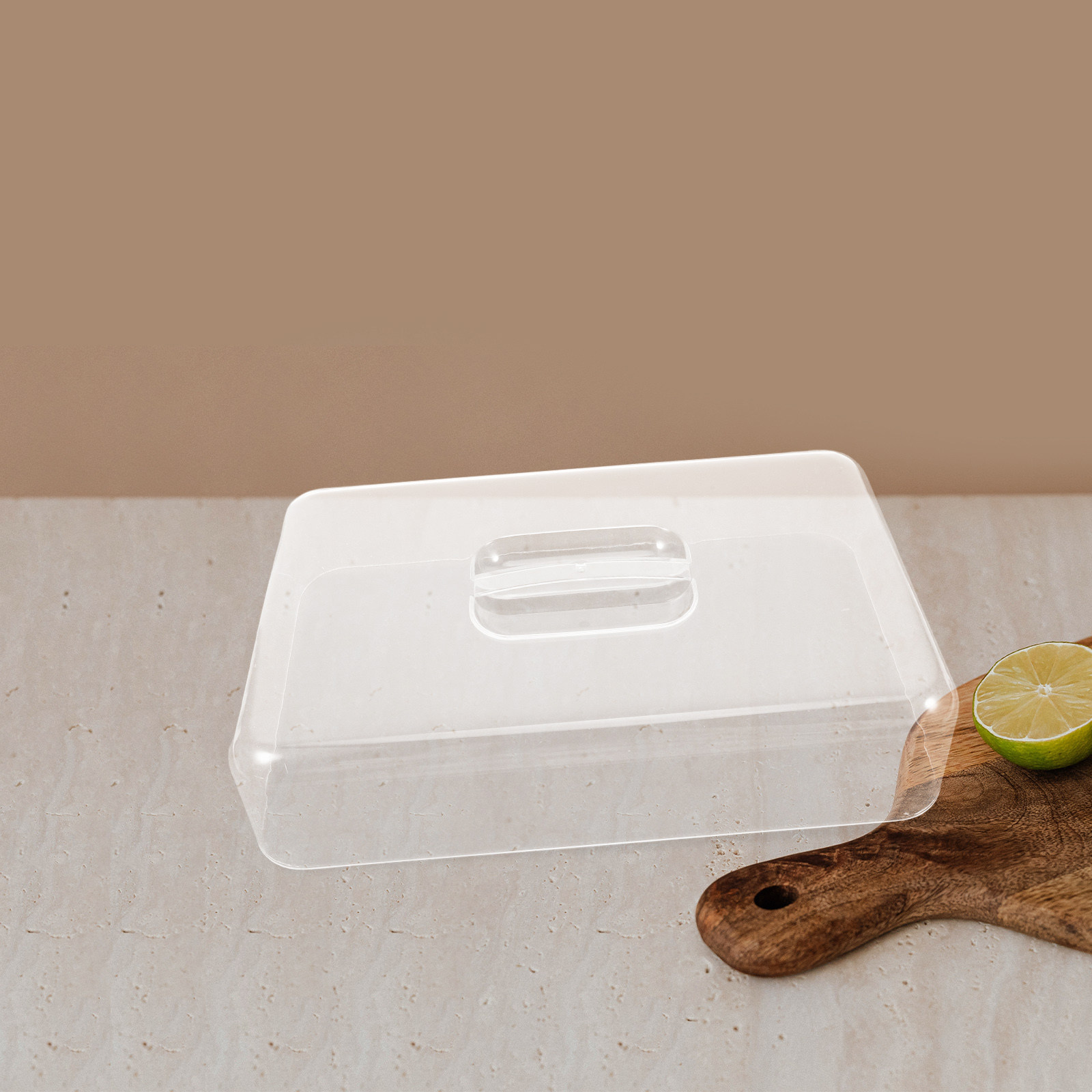 2Pcs Clear Acrylic Rectangular - Kitchen Bakery 评论和价格