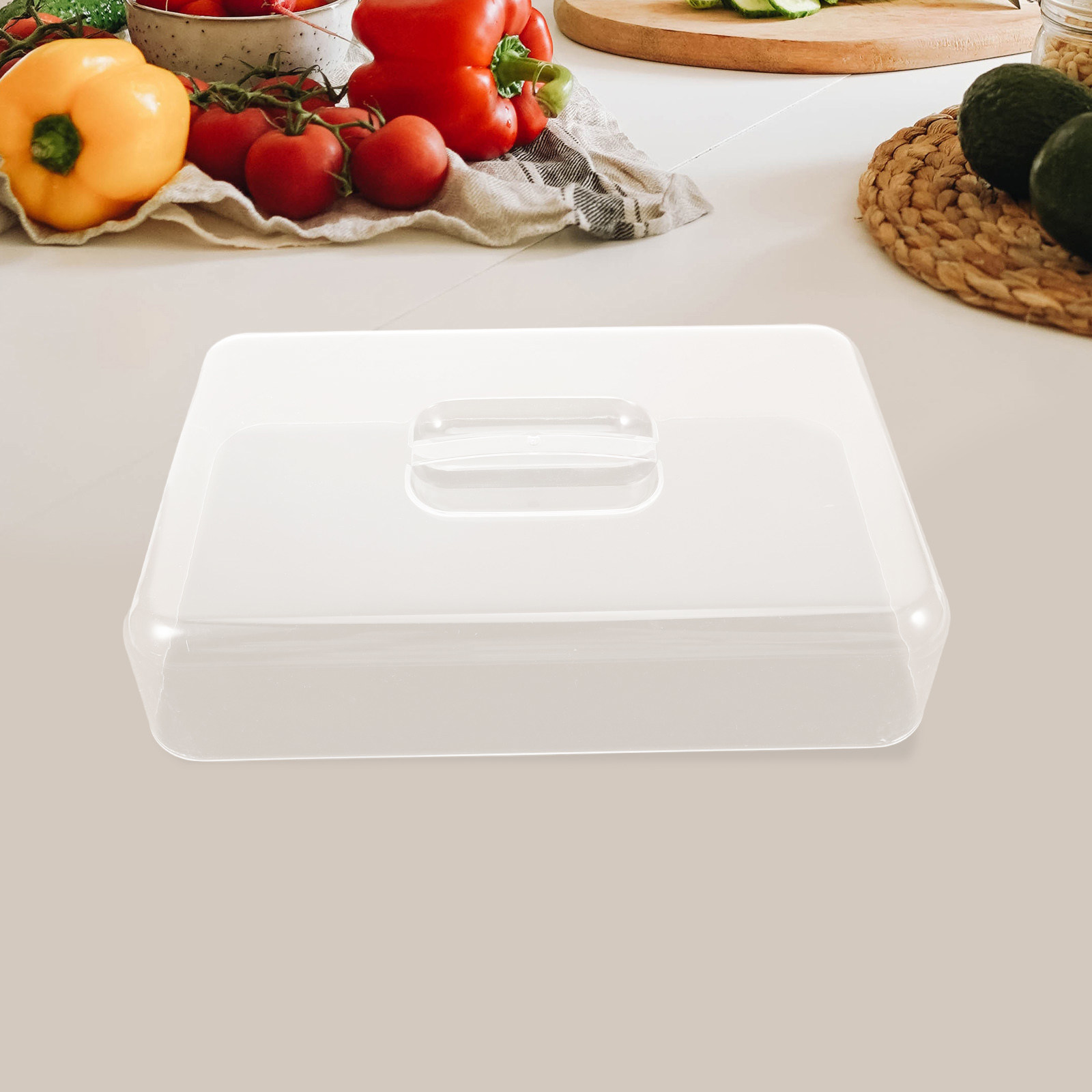 2Pcs Clear Acrylic Rectangular - Kitchen Bakery 评论和价格