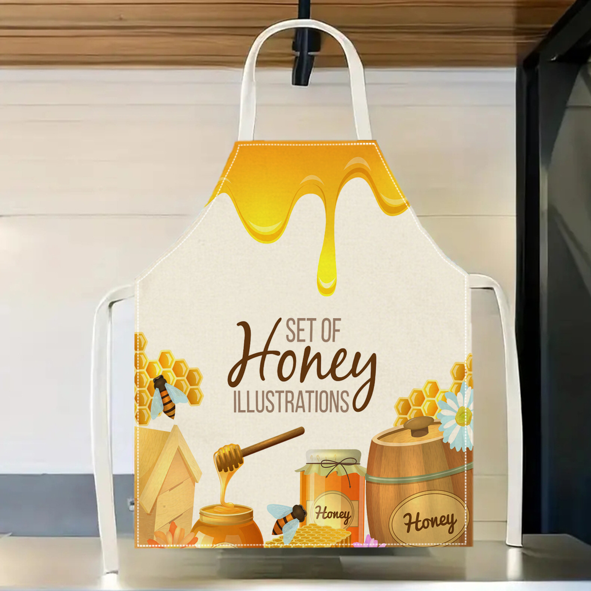 1pc Honey Bee Apron Sweet Kitc - Kitchen Baking Ideas 评论和价格