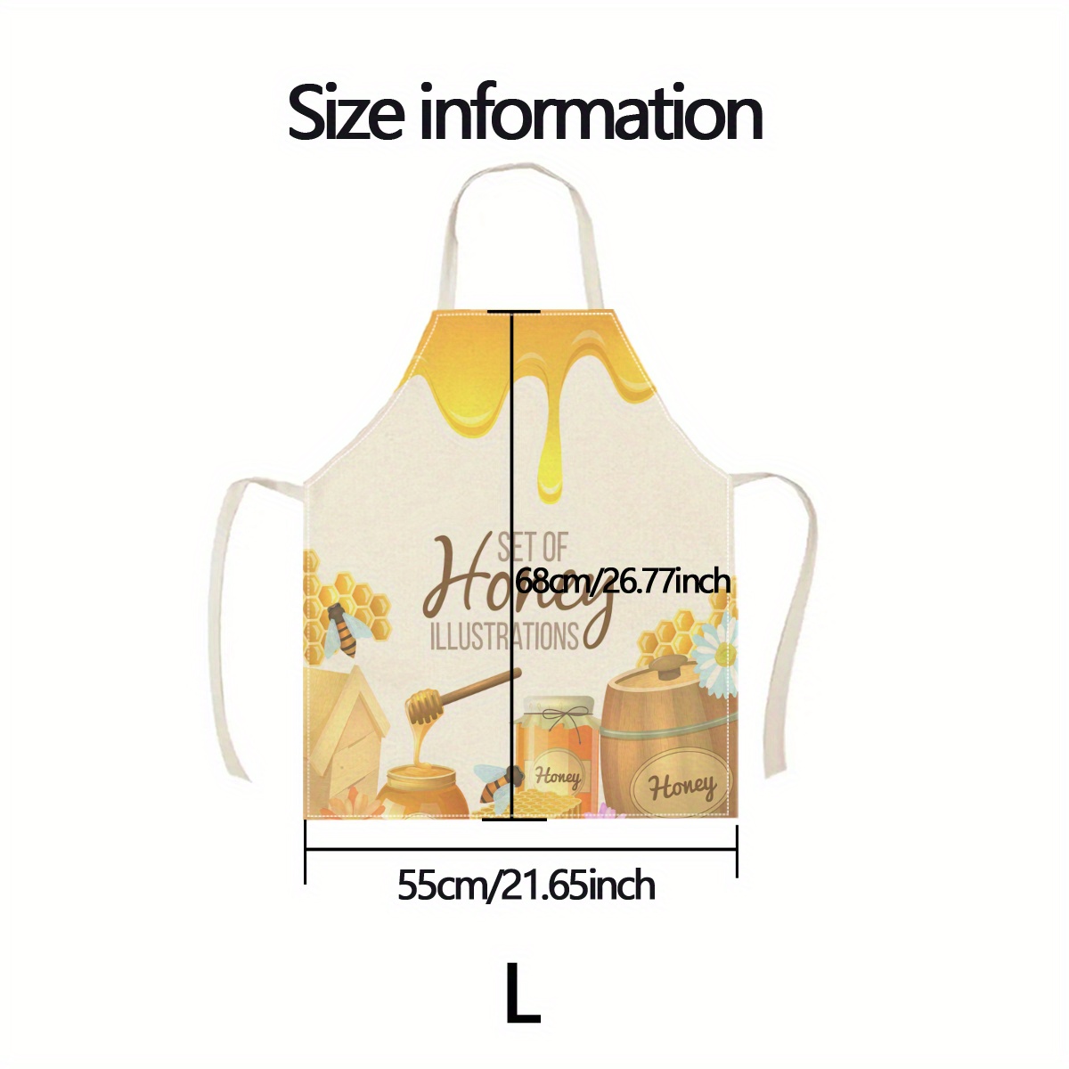 1pc Honey Bee Apron Sweet Kitc - Kitchen Baking Ideas 评论和价格