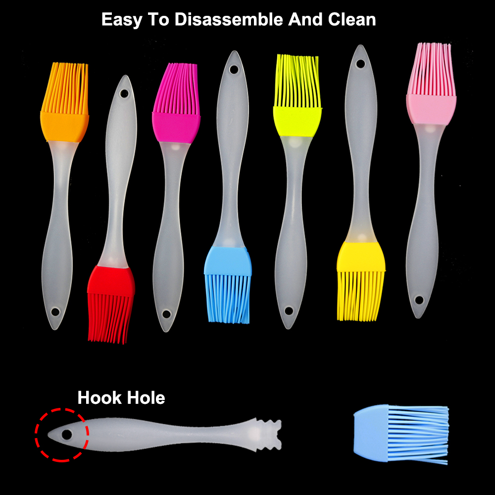 1Pcs 7 Colour Food Silicone Br - Pastry Brush Silicone 评论和价格