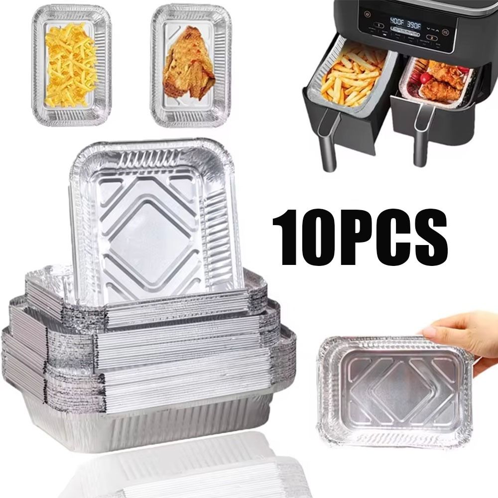 10PCS Disposable Aluminum Foil - Kitchen Baking Pan Storage 评论和价格