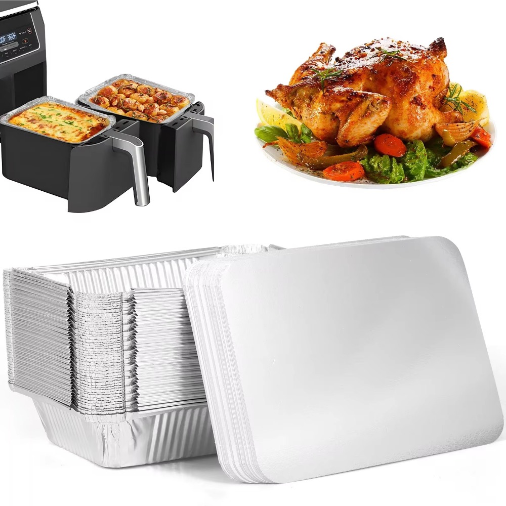 10PCS Disposable Aluminum Foil - Kitchen Baking Pan Storage 评论和价格