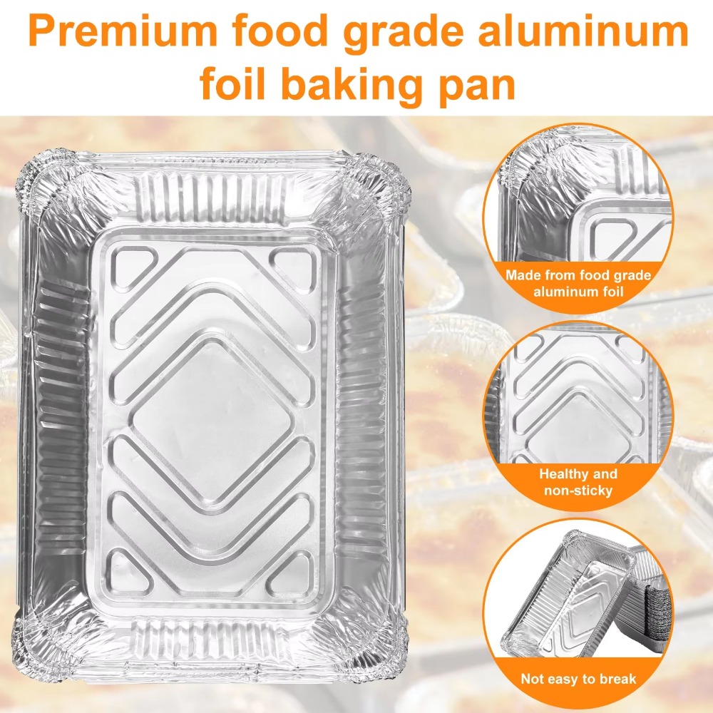 10PCS Disposable Aluminum Foil - Kitchen Baking Pan Storage 评论和价格