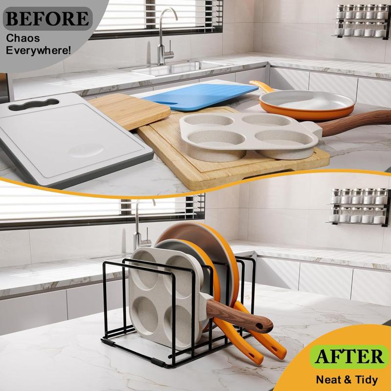 Anti-slip Feet Organizer Bakin - Kitchen Baking Pan Storage 评论和价格