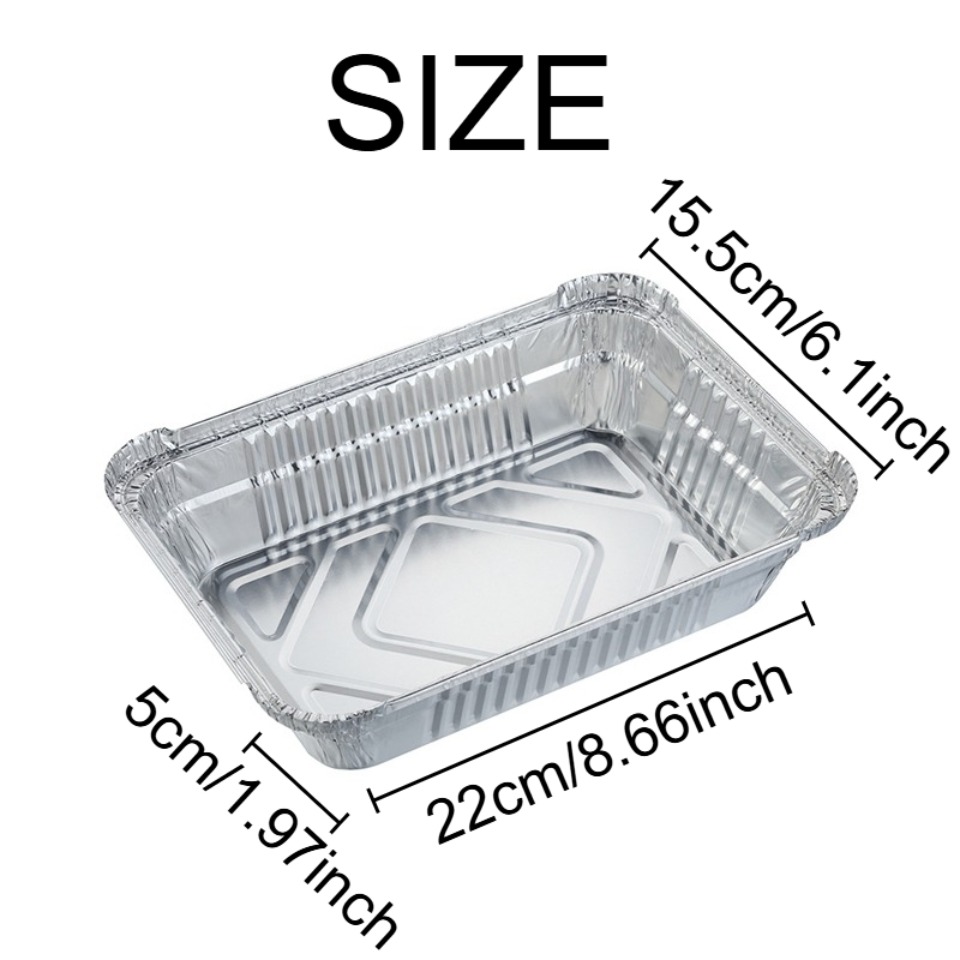 10/20PCS Disposable Aluminum F - Kitchen Baking Pan Storage 评论和价格