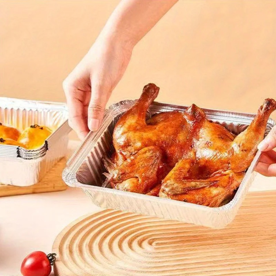 10/20PCS Disposable Aluminum F - Kitchen Baking Pan Storage 评论和价格
