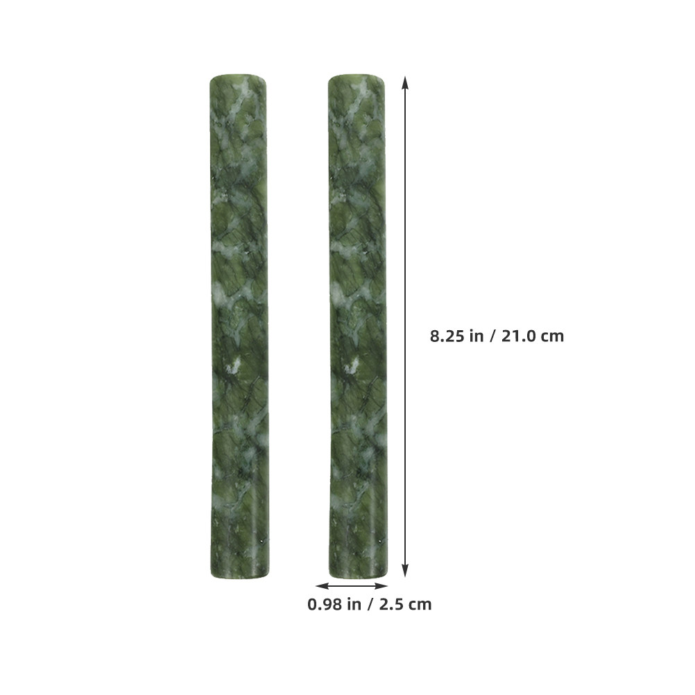 2Pcs Natural Stone Dough Rolle - Rolling Pin Marble 评论和价格