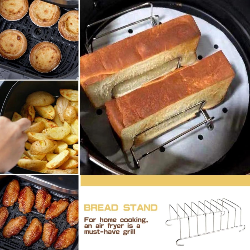 1Pcs Stainless Steel Toast Bre - Kitchen Baking Tray Rack 评论和价格