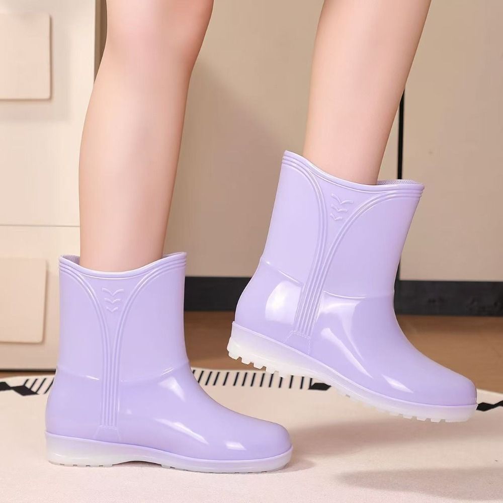 Mid-calf Women Rain Boots Wate - Kitchen Job 评论和价格