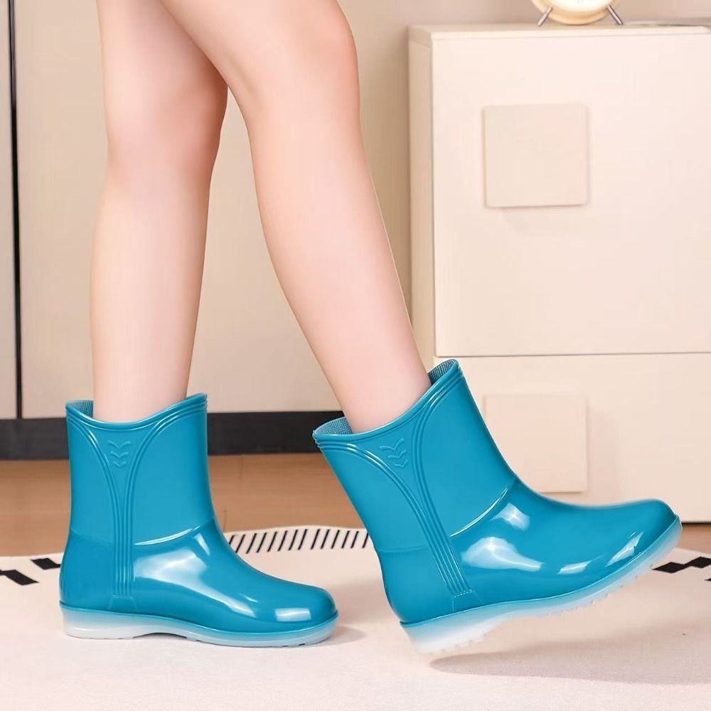 Mid-calf Women Rain Boots Wate - Kitchen Job 评论和价格