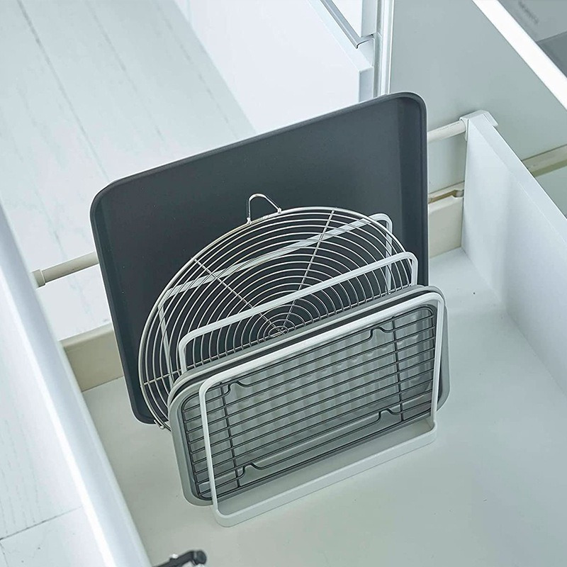 Vertical Cutting Board Rack Fo - Kitchen Baking Tray Rack 评论和价格