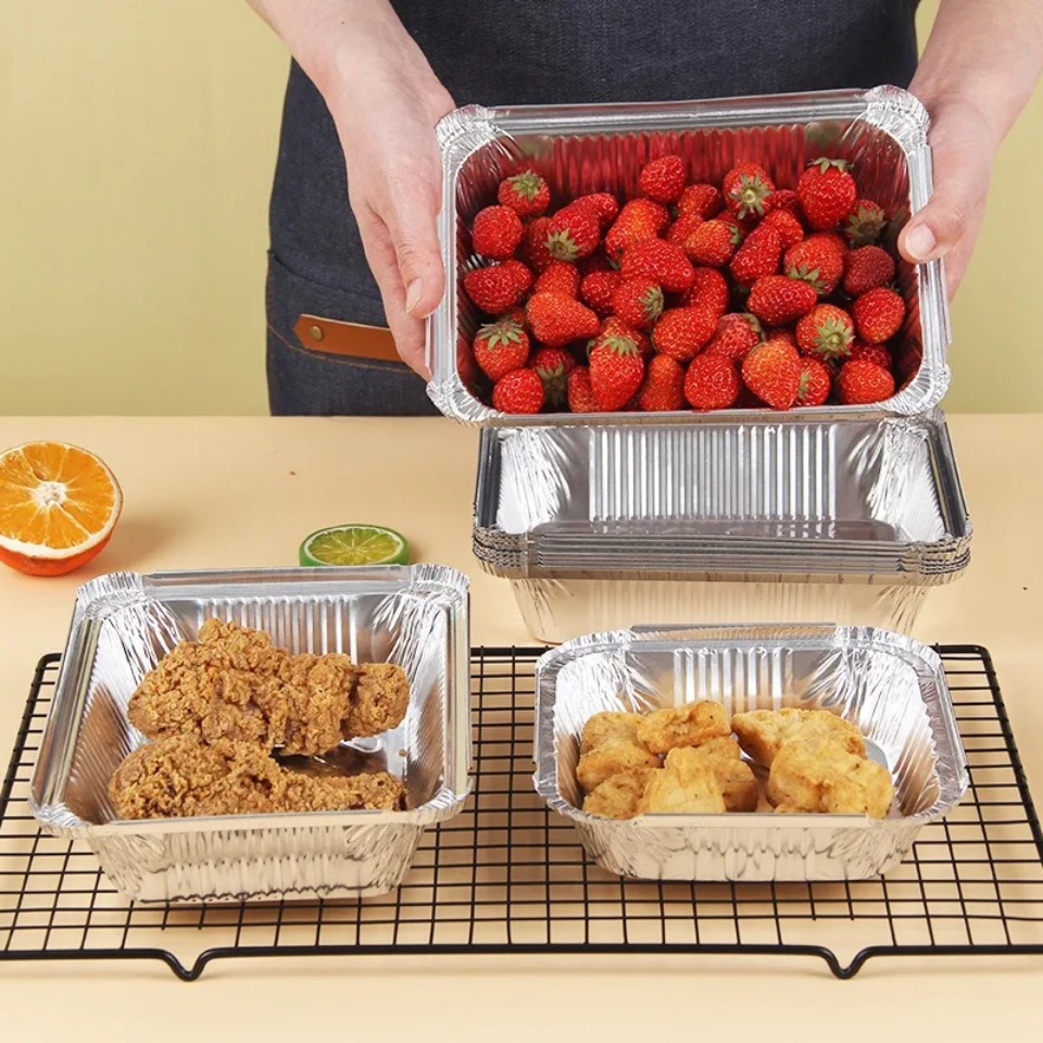 10/20PCS Disposable Aluminum F - Kitchen Baking Pan Storage 评论和价格