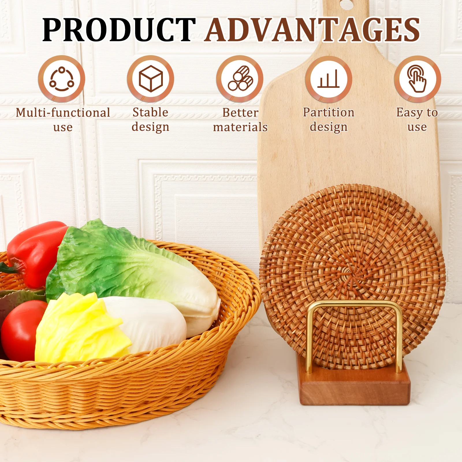 Pot Lid Rack Cutting Board Org - Kitchen Baking Pan Storage 评论和价格