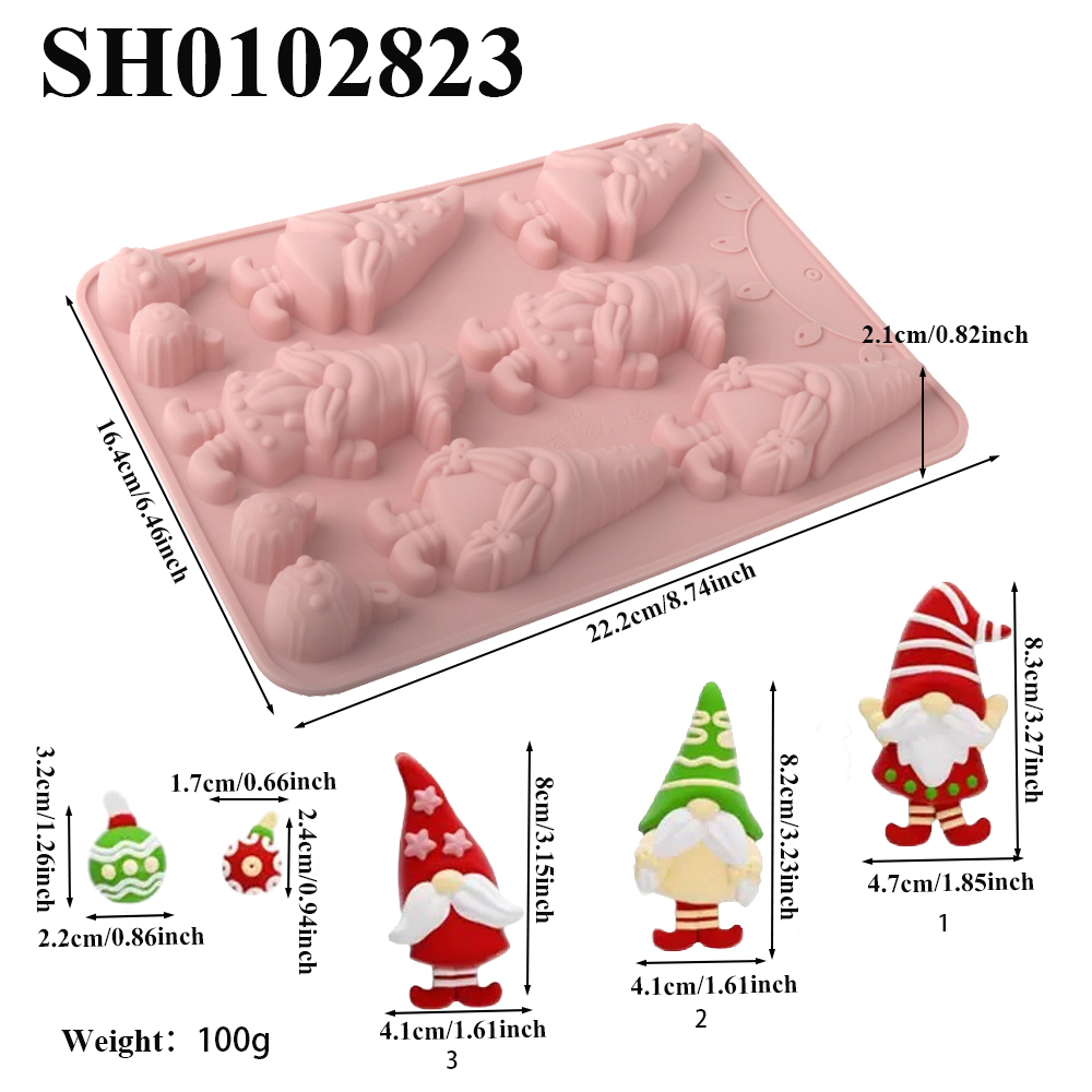 Christmas Element Silicone Cho - Kitchen Baking Gifts 评论和价格