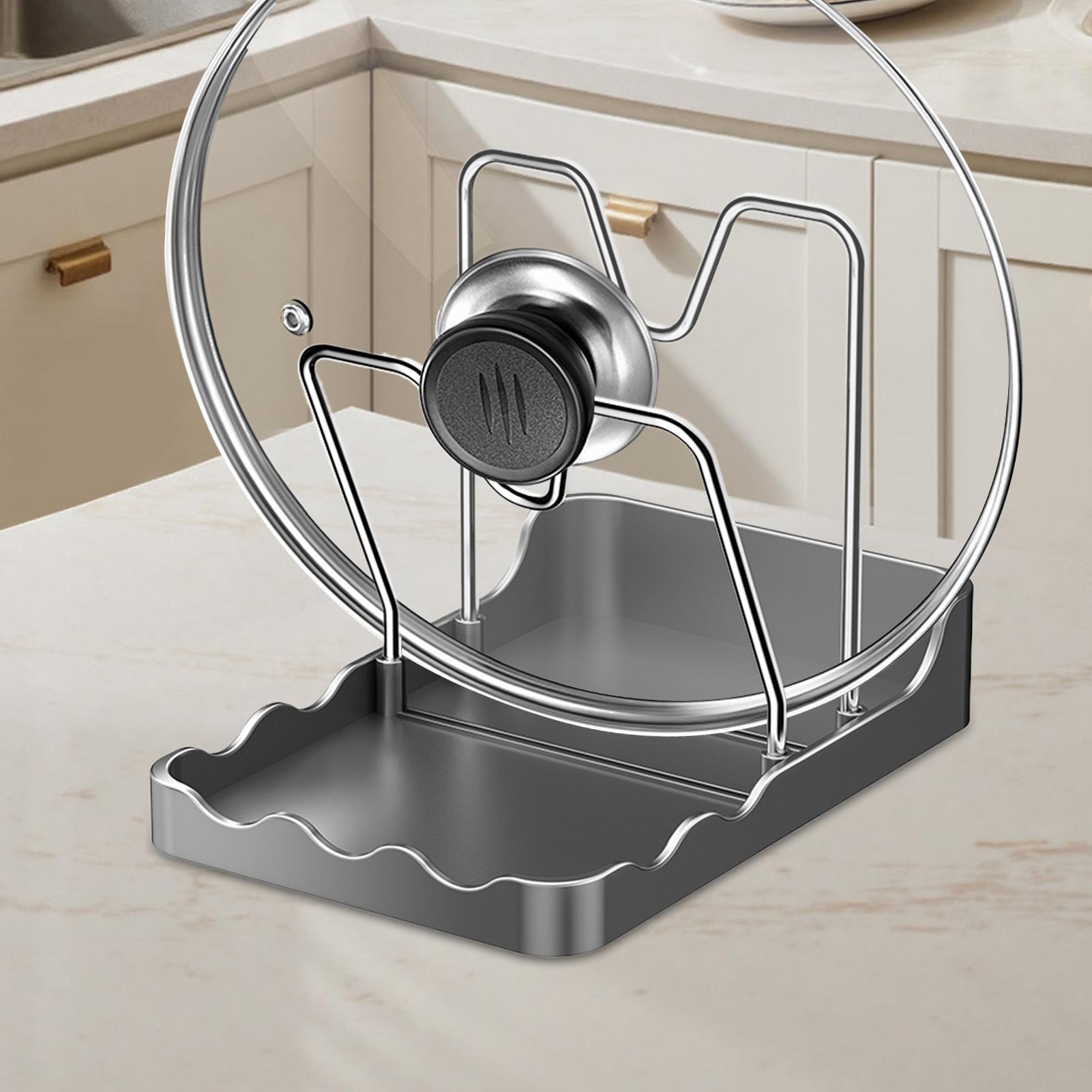 Pot Lid Organizer Vertical Spo - Kitchen Baking Tray Rack 评论和价格