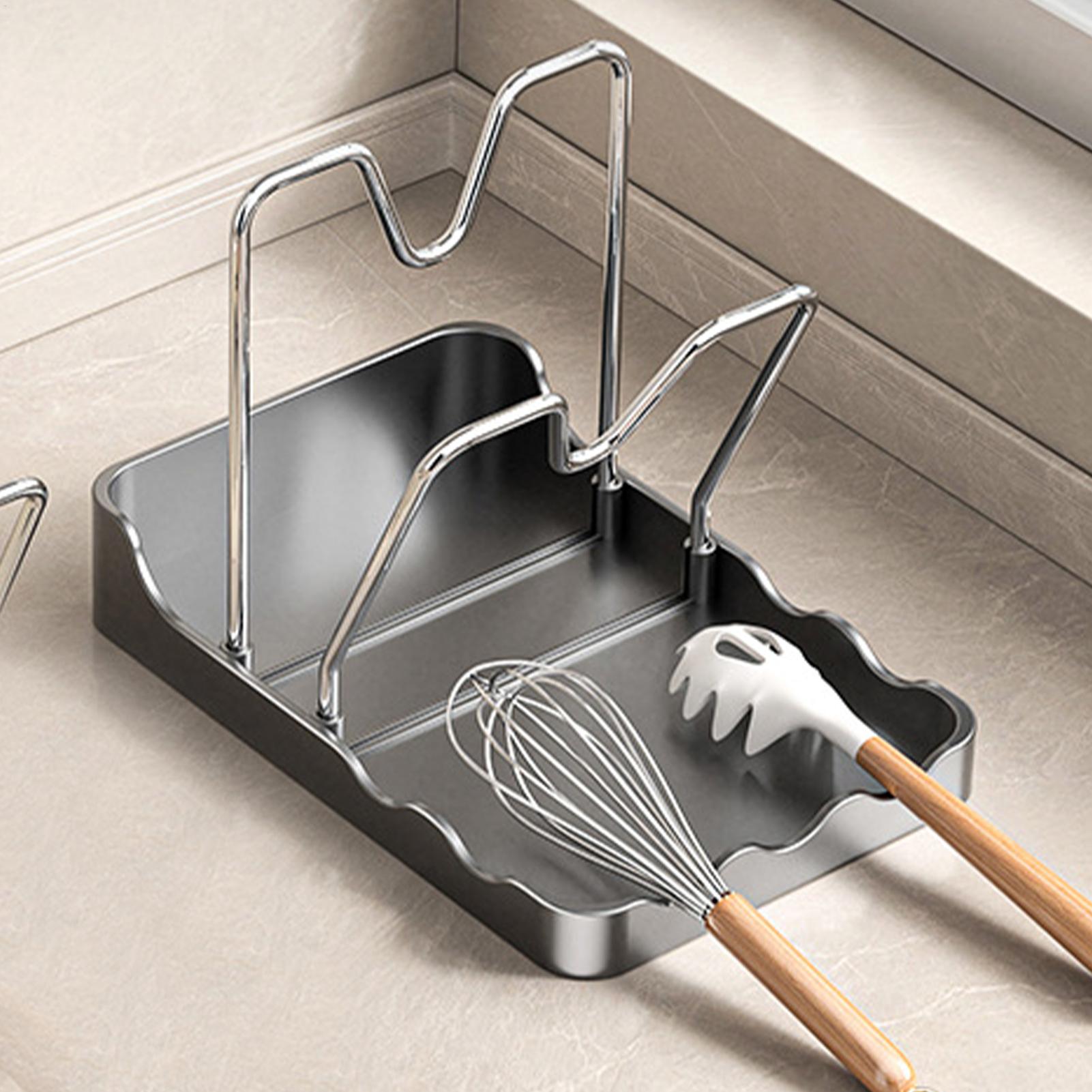 Pot Lid Organizer Vertical Spo - Kitchen Baking Tray Rack 评论和价格