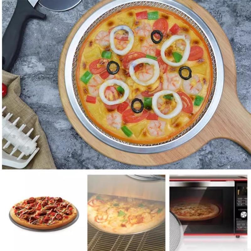 Round Aluminum Pizza Screen, O - Kitchen Baking Center 评论和价格
