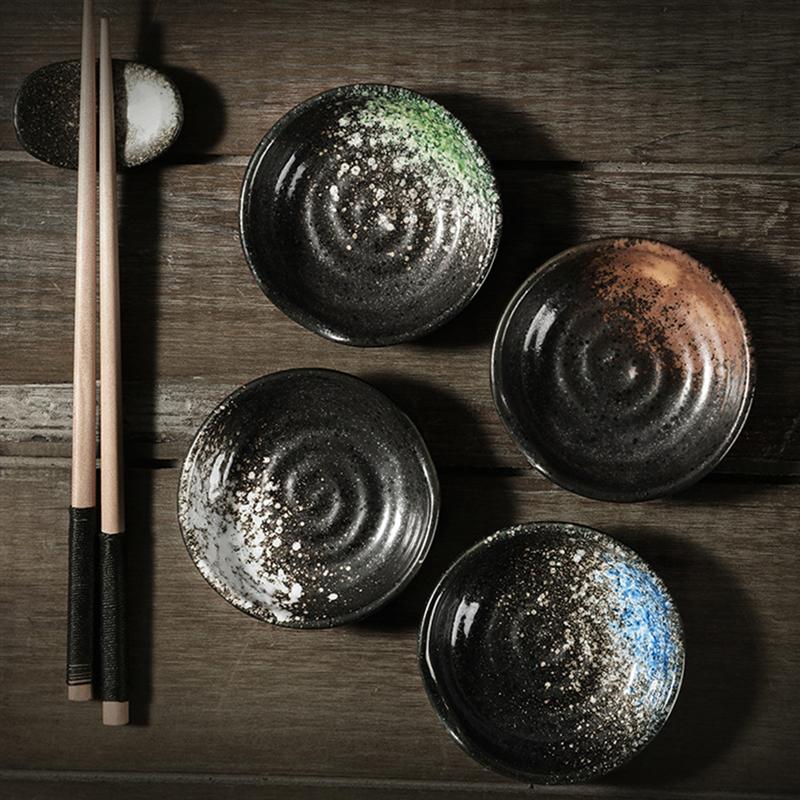 4pcs Ceramic plate Japanese sn - Cake Board Round 评论和价格