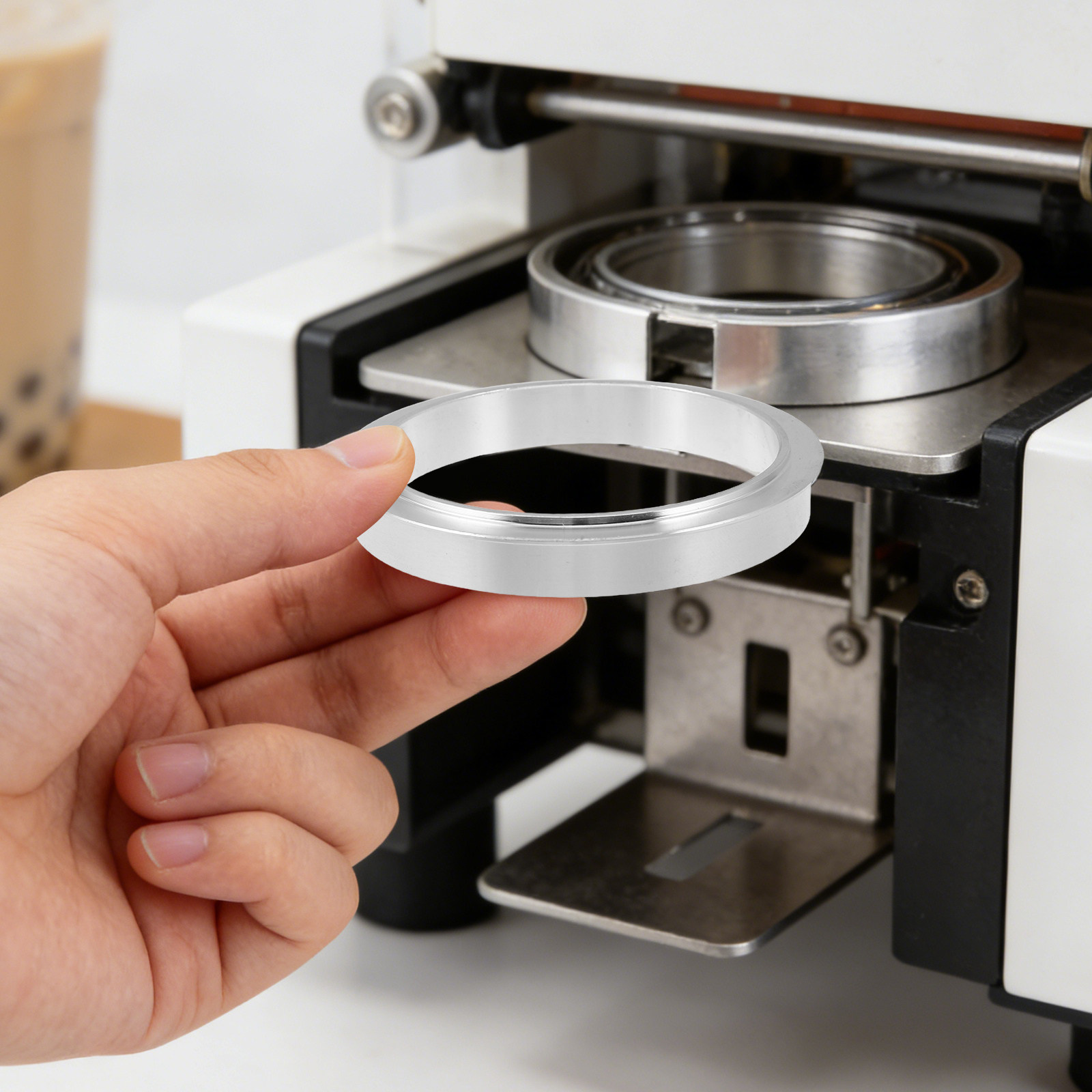Manual Milk Tea Sealer Ring Al - Kitchen Job 评论和价格